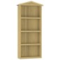 vidaXL Caseta herramientas jardín 87x33x222 cm madera pino impregnada vidaXL Caseta herramientas jardín 87x33x222 cm madera pino impregnada