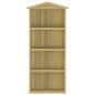 vidaXL Caseta herramientas jardín 87x33x222 cm madera pino impregnada vidaXL Caseta herramientas jardín 87x33x222 cm madera pino impregnada
