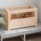 vidaXL Jaula para hámster madera maciza abeto 60x30x35 cm vidaXL Jaula para hámster madera maciza abeto 60x30x35 cm