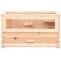 vidaXL Jaula para hámster madera maciza abeto 60x30x35 cm vidaXL Jaula para hámster madera maciza abeto 60x30x35 cm