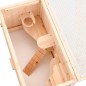 vidaXL Jaula para hámster madera maciza abeto 60x30x35 cm vidaXL Jaula para hámster madera maciza abeto 60x30x35 cm