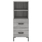 vidaXL Aparador alto madera contrachapada gris Sonoma 34,5x34x180 cm vidaXL Aparador alto madera contrachapada gris Sonoma 34,5x34x180 cm