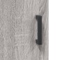 vidaXL Aparador alto madera contrachapada gris Sonoma 34,5x34x180 cm vidaXL Aparador alto madera contrachapada gris Sonoma 34,5x34x180 cm