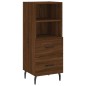 vidaXL Aparador alto madera contrachapada roble marrón 34,5x34x180 cm vidaXL Aparador alto madera contrachapada roble marrón 34,5x34x180 cm