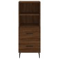 vidaXL Aparador alto madera contrachapada roble marrón 34,5x34x180 cm vidaXL Aparador alto madera contrachapada roble marrón 34,5x34x180 cm