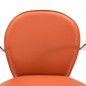 vidaXL Taburetes de cocina reposabrazos 2 uds cuero sintético naranja vidaXL Taburetes de cocina reposabrazos 2 uds cuero sintético naranja
