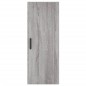 vidaXL Aparador alto madera contrachapada gris Sonoma 34,5x34x180 cm vidaXL Aparador alto madera contrachapada gris Sonoma 34,5x34x180 cm