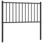 vidaXL Cabecero de metal negro 90 cm vidaXL Cabecero de metal negro 90 cm