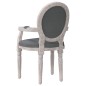 vidaXL Silla de comedor tela gris oscuro 54x56x96,5 cm vidaXL Silla de comedor tela gris oscuro 54x56x96,5 cm