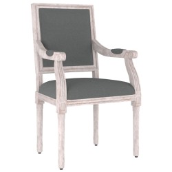 vidaXL Sillón de tela gris oscuro 54x59x99 cm