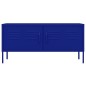 vidaXL Mueble para TV de acero azul marino 105x35x50 cm vidaXL Mueble para TV de acero azul marino 105x35x50 cm