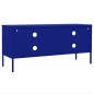 vidaXL Mueble para TV de acero azul marino 105x35x50 cm vidaXL Mueble para TV de acero azul marino 105x35x50 cm