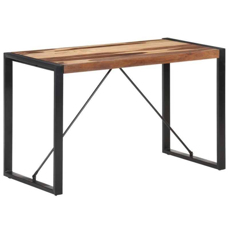 vidaXL Mesa de comedor madera maciza acabado de Sheesham 120x60x75 cm vidaXL Mesa de comedor madera maciza acabado de Sheesham 120x60x75 cm
