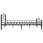 vidaXL Estructura de cama de acero negra 180x200 cm vidaXL Estructura de cama de acero negra 180x200 cm