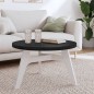 vidaXL Tablero de mesa redondo madera maciza de pino negro Ø70x3 cm vidaXL Tablero de mesa redondo madera maciza de pino negro Ø70x3 cm