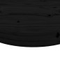 vidaXL Tablero de mesa redondo madera maciza de pino negro Ø70x3 cm vidaXL Tablero de mesa redondo madera maciza de pino negro Ø70x3 cm