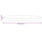 vidaXL Tablero de mesa redondo madera maciza de pino negro Ø70x3 cm vidaXL Tablero de mesa redondo madera maciza de pino negro Ø70x3 cm