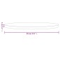 vidaXL Tablero de mesa redondo madera maciza de pino blanco Ø90x3 cm vidaXL Tablero de mesa redondo madera maciza de pino blanco Ø90x3 cm