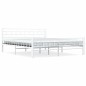 vidaXL Estructura de cama de metal blanca 160x200 cm vidaXL Estructura de cama de metal blanca 160x200 cm