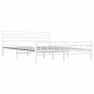 vidaXL Estructura de cama de metal blanca 160x200 cm vidaXL Estructura de cama de metal blanca 160x200 cm