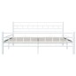 vidaXL Estructura de cama de metal blanca 160x200 cm vidaXL Estructura de cama de metal blanca 160x200 cm
