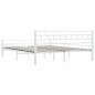 vidaXL Estructura de cama de metal blanca 160x200 cm vidaXL Estructura de cama de metal blanca 160x200 cm
