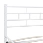 vidaXL Estructura de cama de metal blanca 160x200 cm vidaXL Estructura de cama de metal blanca 160x200 cm