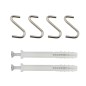 vidaXL Armario para microondas blanco y roble 60x39,6x79,5 cm