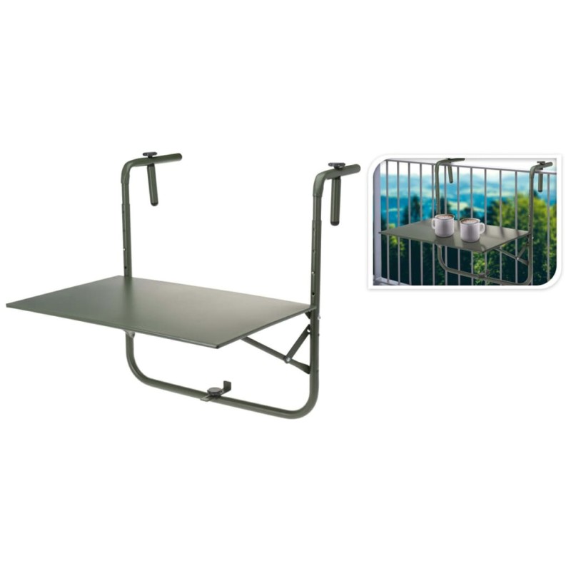 ProGarden Mesa de balcón verde mate ProGarden Mesa de balcón verde mate