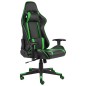 vidaXL Silla gaming giratoria PVC verde vidaXL Silla gaming giratoria PVC verde