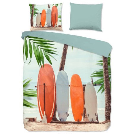 Good Morning Funda de edredón SURF 155x220 cm multicolor