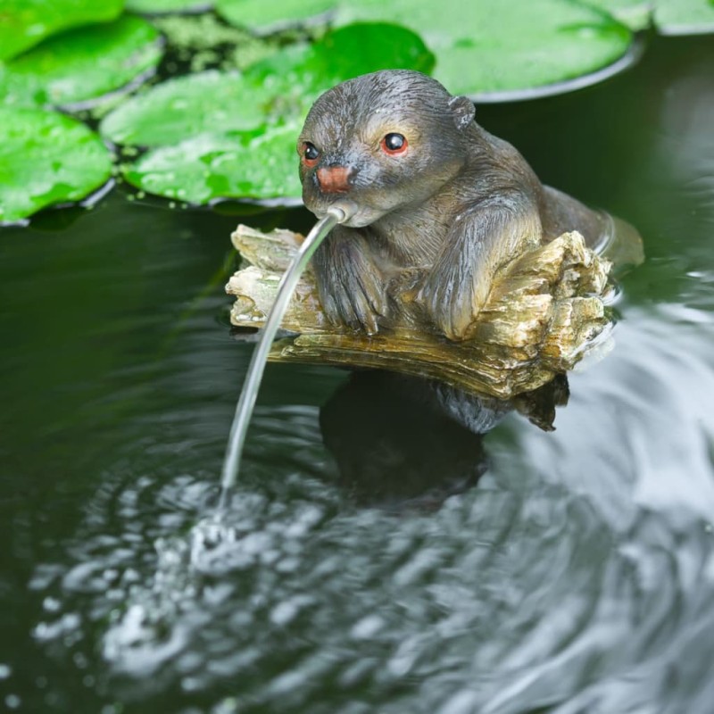 Ubbink Fuente de jardín con chorro y en forma de nutria Ubbink Fuente de jardín con chorro y en forma de nutria