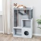 TRIXIE Poste rascador para gatos función de estante gris 72x38x110 cm TRIXIE Poste rascador para gatos función de estante gris 72x38x110 cm