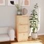 vidaXL Aparador de madera maciza de pino 32x34x75 cm