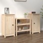 vidaXL Aparadores 2 uds madera maciza de pino 40x35x80 cm vidaXL Aparadores 2 uds madera maciza de pino 40x35x80 cm