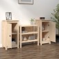 vidaXL Aparadores 2 uds madera maciza de pino 40x35x80 cm vidaXL Aparadores 2 uds madera maciza de pino 40x35x80 cm