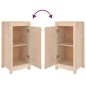 vidaXL Aparadores 2 uds madera maciza de pino 40x35x80 cm vidaXL Aparadores 2 uds madera maciza de pino 40x35x80 cm