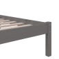 vidaXL Estructura de cama madera maciza gris 75x190 cm vidaXL Estructura de cama madera maciza gris 75x190 cm