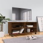 vidaXL Mueble TV ruedas madera contrachapada roble marrón 90x35x35 cm vidaXL Mueble TV ruedas madera contrachapada roble marrón 90x35x35 cm