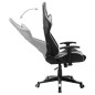 vidaXL Silla de gaming de cuero sintético negro y blanco vidaXL Silla de gaming de cuero sintético negro y blanco