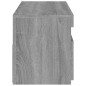 vidaXL Muebles de TV 2 uds con luces LED gris Sonoma 60x35x40 cm