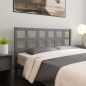 vidaXL Cabecero de cama madera maciza de pino gris 165,5x4x100 cm vidaXL Cabecero de cama madera maciza de pino gris 165,5x4x100 cm