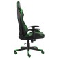 vidaXL Silla gaming giratoria PVC verde vidaXL Silla gaming giratoria PVC verde