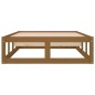 vidaXL Estructura de cama individual madera maciza marrón 90x190 cm vidaXL Estructura de cama individual madera maciza marrón 90x190 cm
