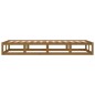 vidaXL Estructura de cama individual madera maciza marrón 90x190 cm vidaXL Estructura de cama individual madera maciza marrón 90x190 cm