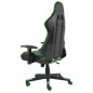 vidaXL Silla gaming giratoria PVC verde vidaXL Silla gaming giratoria PVC verde
