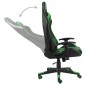 vidaXL Silla gaming giratoria PVC verde vidaXL Silla gaming giratoria PVC verde