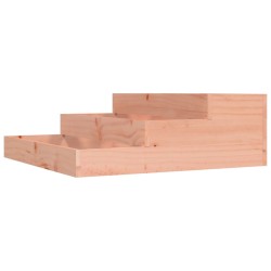 vidaXL Jardinera de madera maciza de abeto douglas 78x78x27 cm