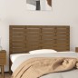 vidaXL Cabecero cama pared madera maciza pino marrón miel 141x3x63 cm vidaXL Cabecero cama pared madera maciza pino marrón miel 141x3x63 cm