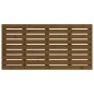 vidaXL Cabecero cama pared madera maciza pino marrón miel 141x3x63 cm vidaXL Cabecero cama pared madera maciza pino marrón miel 141x3x63 cm